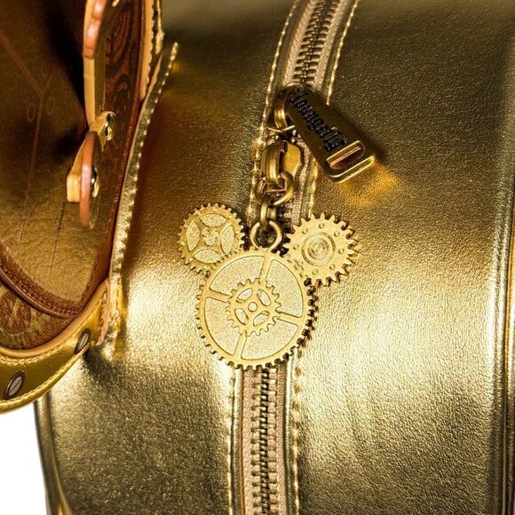 Exclusive Steampunk Mickey Navy and Gold Mini Backpack main image 5